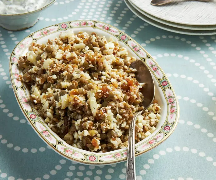 Cauliflower Mujadara (Cauliflower and Lentils) image