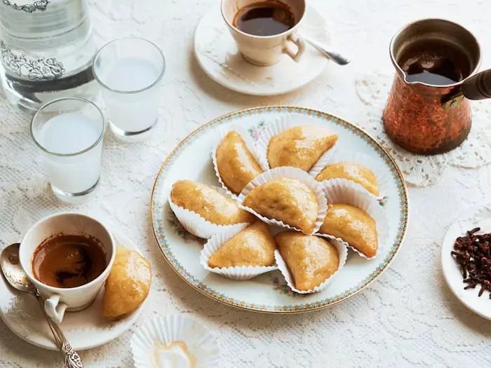 Travados de Muez (Sweet Walnut-Filled Bourekas) image