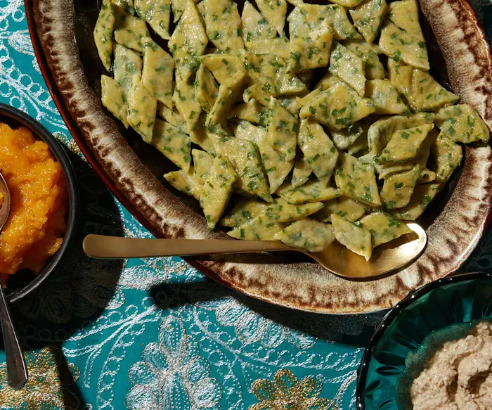 Ingar Poli (Kavkazi Pasta With Walnut Sauce) image