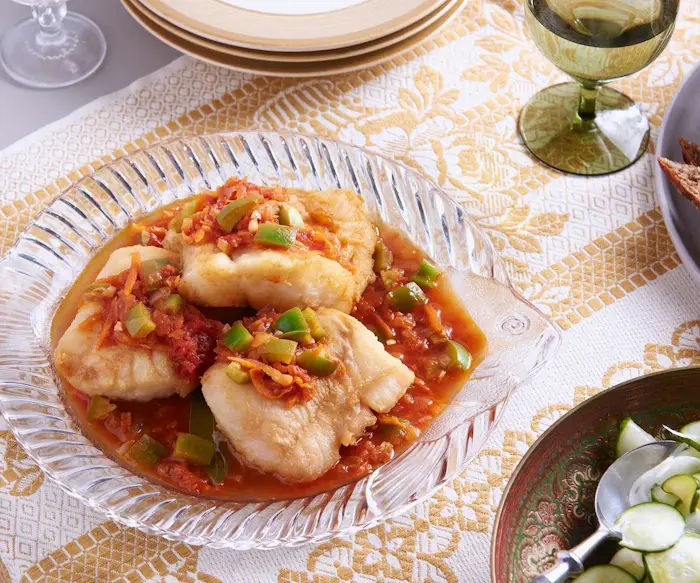 Baked Fish in Sweet-and-Sour Sauce image