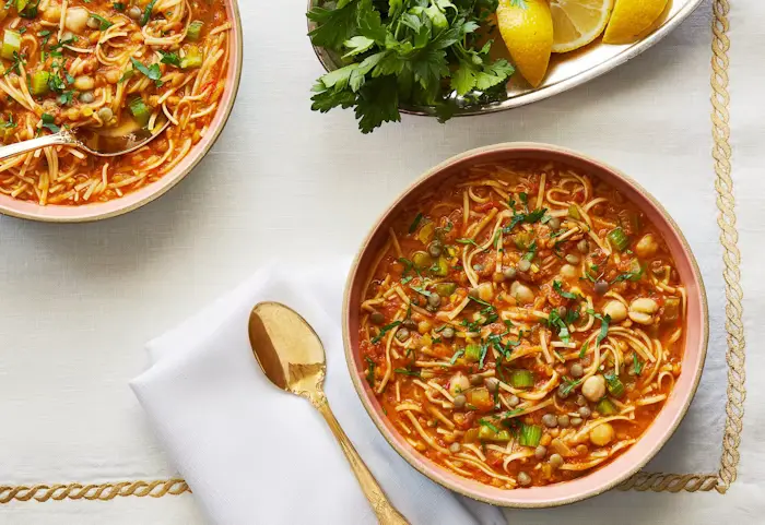Harira (Moroccan Lentil and Chickpea Soup) image