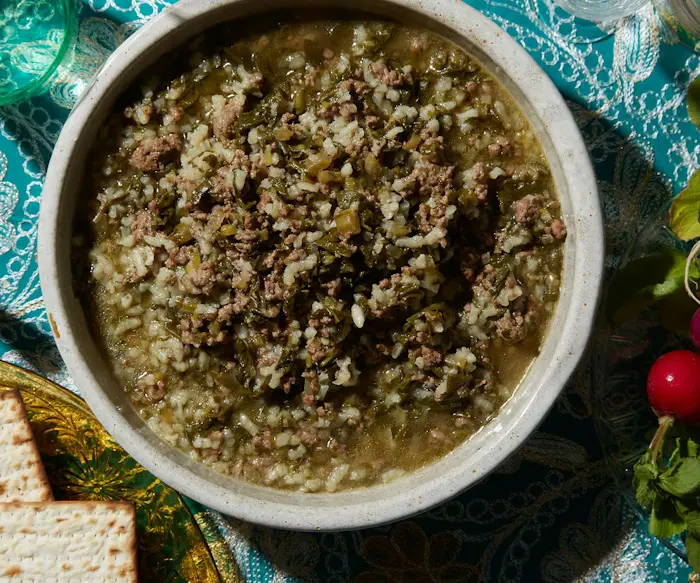 Tara (Kavkazi Beef and Chard Soup) image