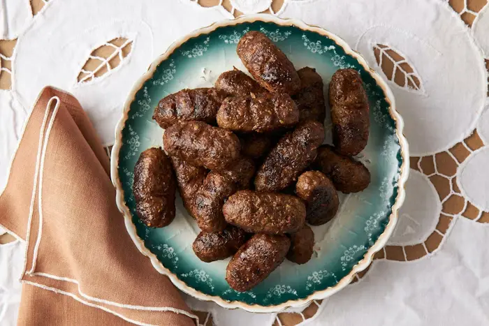 Spicy Merguez Kebabs image