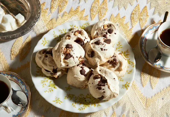 Chocolate Chip Walnut Meringues image