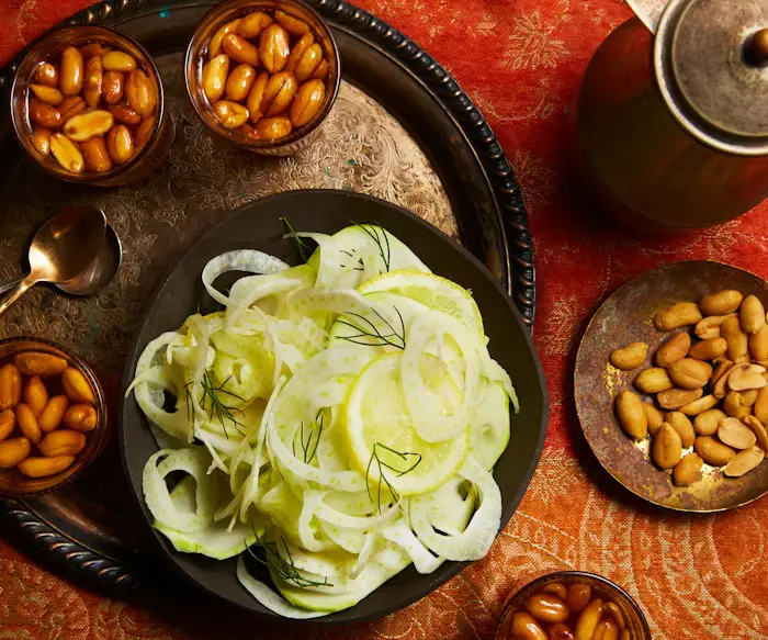 Libyan Tea With Peanuts, Fennel, and Kohlrabi image