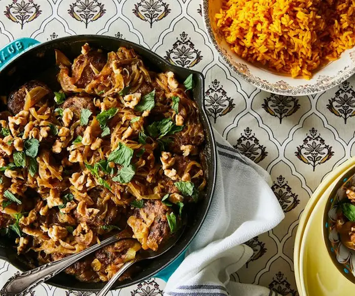 Meatballs with Onion "Jam" image