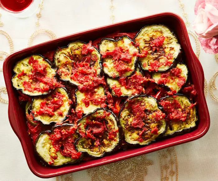 Ingriye (Roasted Eggplant With Tomatoes and Beef) image