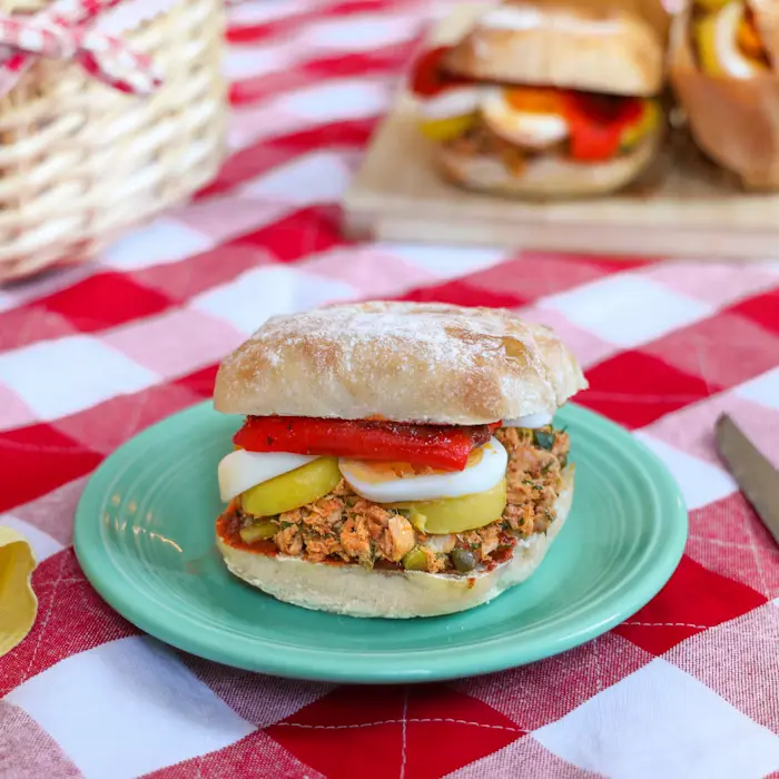 Tunisian Tuna Sandwich image