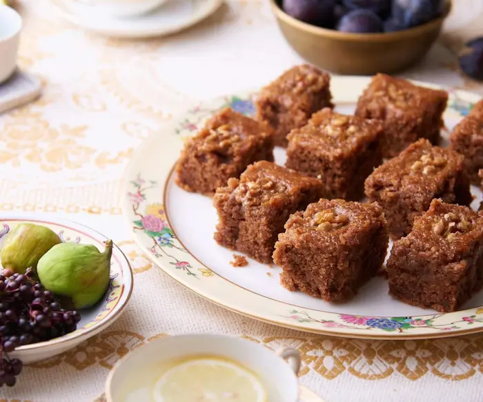Honey Walnut Cake image