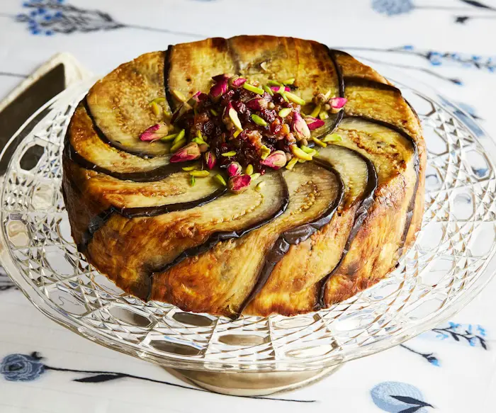 Eggplant Tachin (Persian Baked Rice With Eggplant)  image