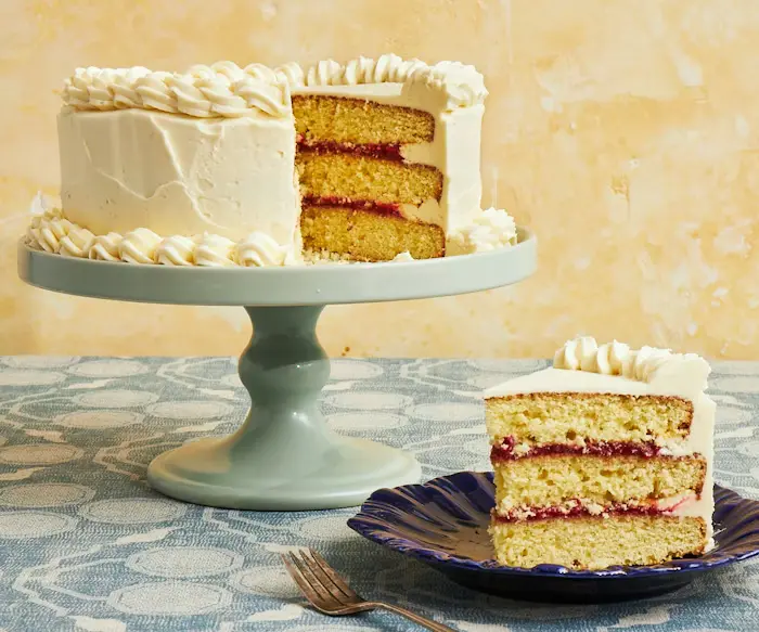 Stern’s Bakery Layer Cake with Raspberry Filling image