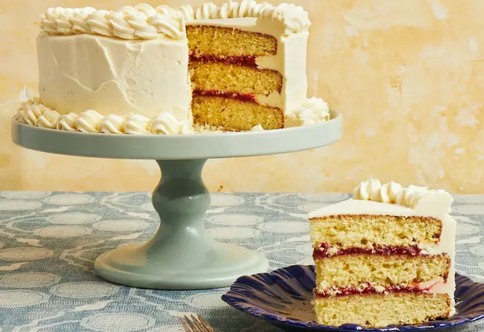 Stern’s Bakery Layer Cake with Raspberry Filling image