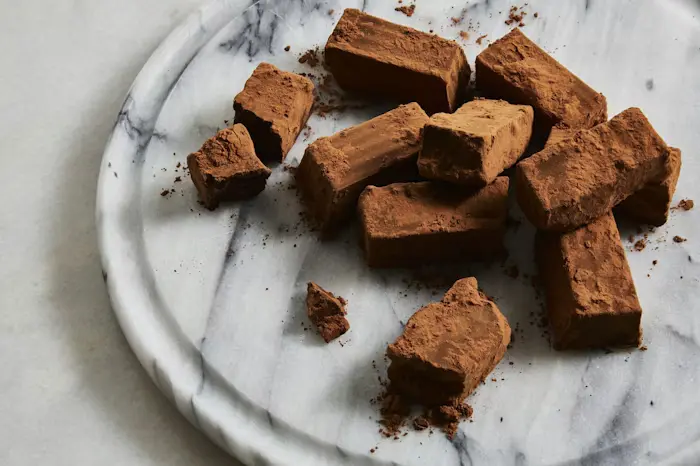 Chocolate Tahini Truffles image