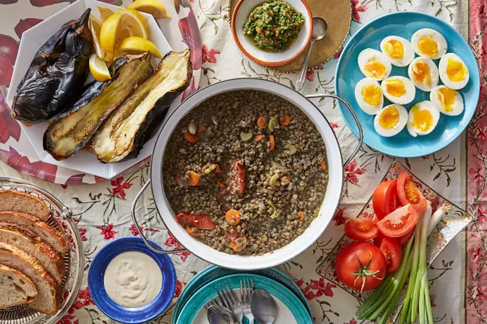 Lentil Stew With Carrots and Tomatoes image