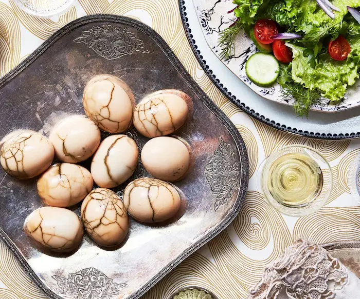 Huevos Haminados (Overnight Eggs) image