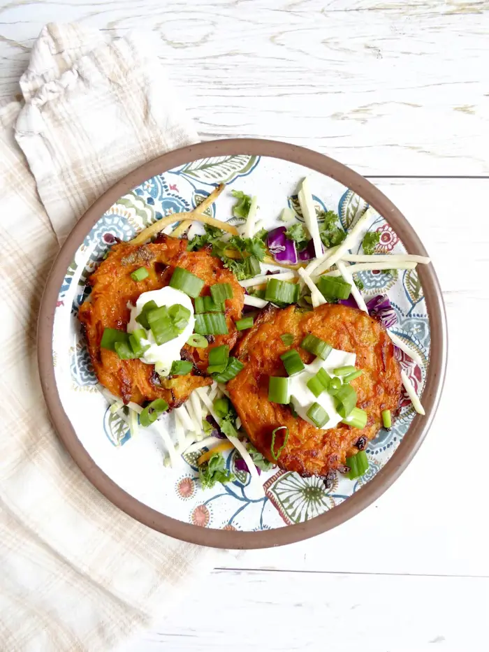Baked Sweet Potato Latkes image