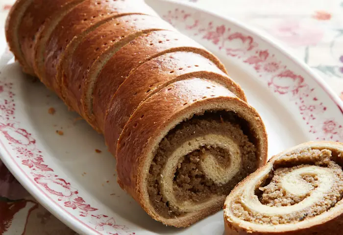 Beigli (Pastry Roulade Filled With Poppy Seeds and Walnuts) image