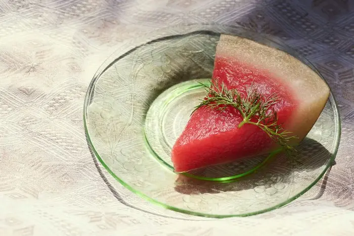Kislyi Arbuz (Fermented Pickled Watermelon) image