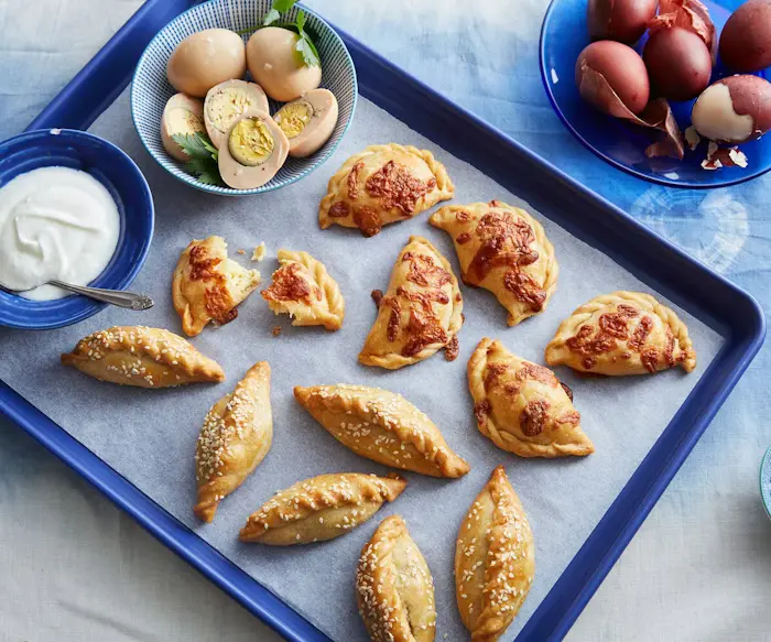 Borekitas With Eggplant or Cheese Filling image