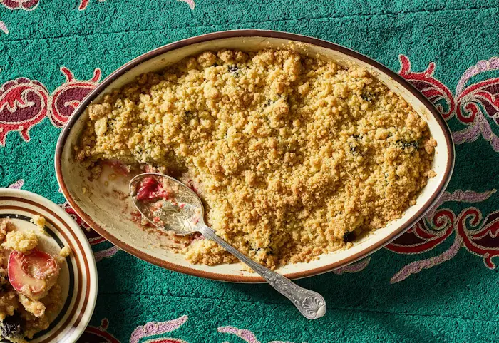 Plum and Prune Crumble image