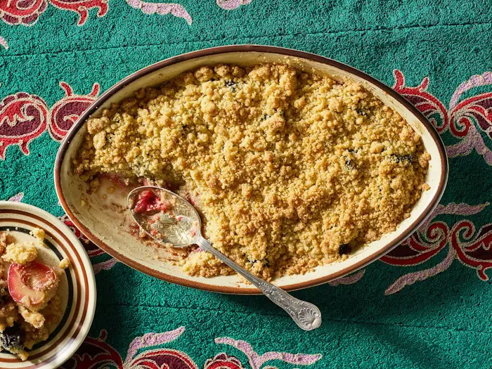 Plum and Prune Crumble image