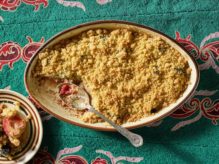 Plum and Prune Crumble image