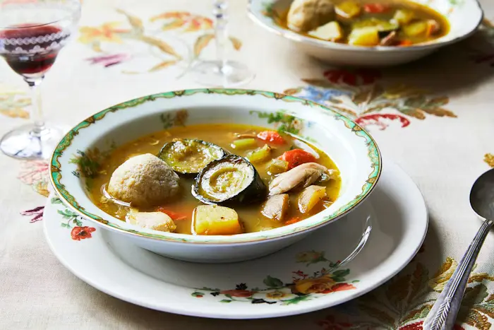 Hawaij Chicken Soup with Matzo Balls image