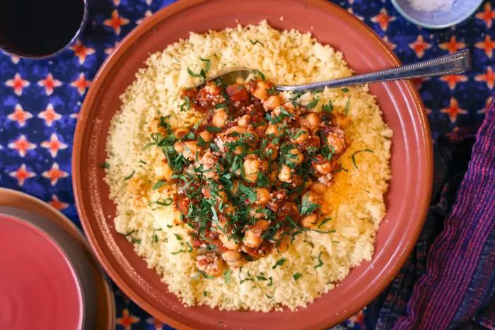 Matbucha Chickpea Stew image