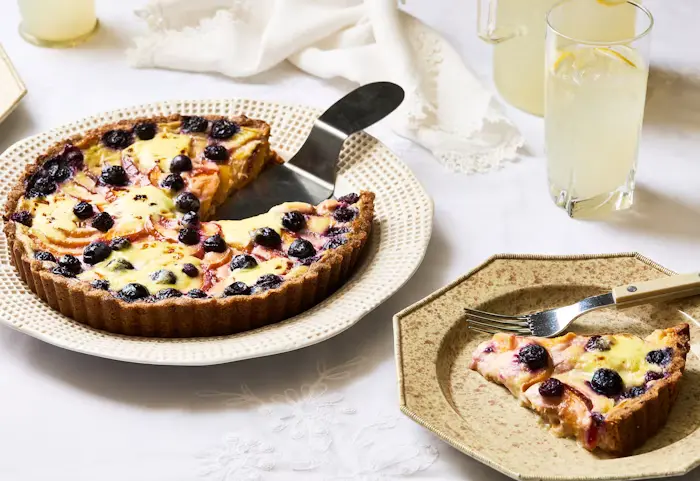 Peach and Blueberry Kuchen image