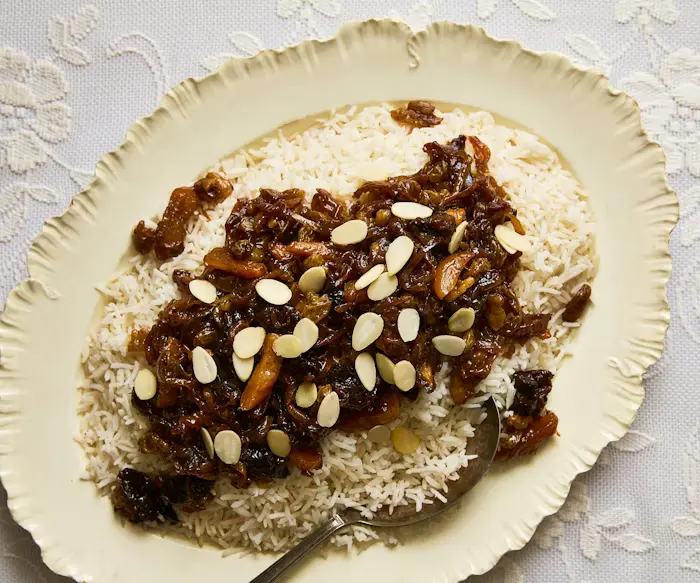 Tanzia (Sweet & Spiced Fruit-Onion Topping for Rice) image