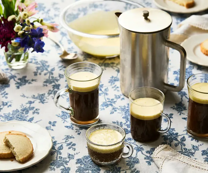 Coffee with Sweet Egg Yolk Foam image