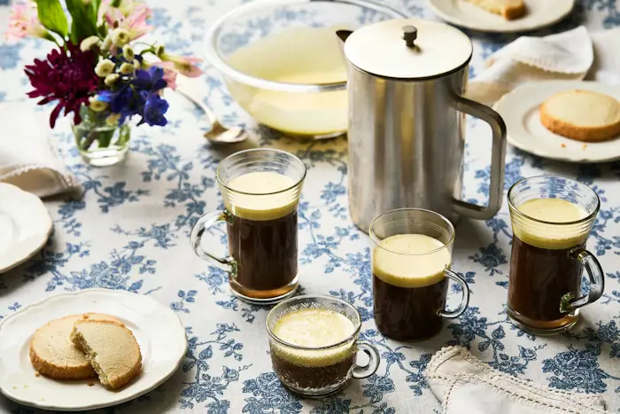 Coffee with Sweet Egg Yolk Foam image