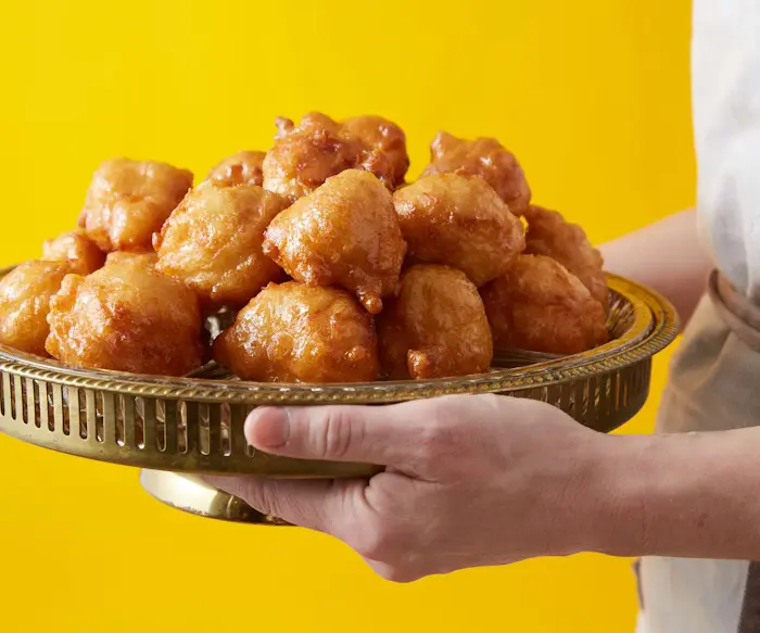 Zalabia (Doughnuts With  Orange Blossom Syrup) image