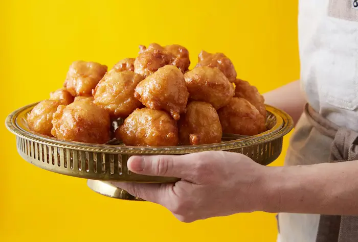 Zalabia (Doughnuts With Orange Blossom Syrup) image