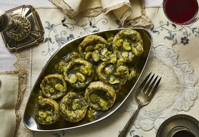 Fava Beans and Artichoke Bottoms image