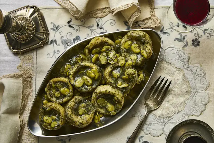 Fava Beans and Artichoke Bottoms image