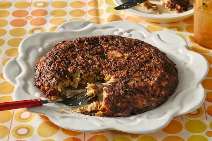 Matzah Brei with Fried Onions and Black Pepper  image