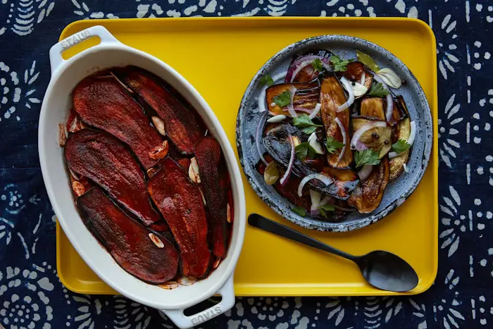 Eggplant in Paprika and Eggplant in Vinegar image