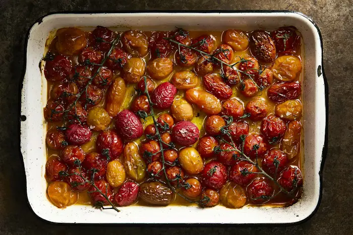 Roasted Sheet Pan Cherry Tomatoes image