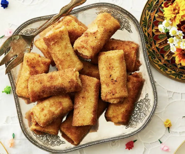 Pantras (Fried Pancakes Filled With Chicken) image