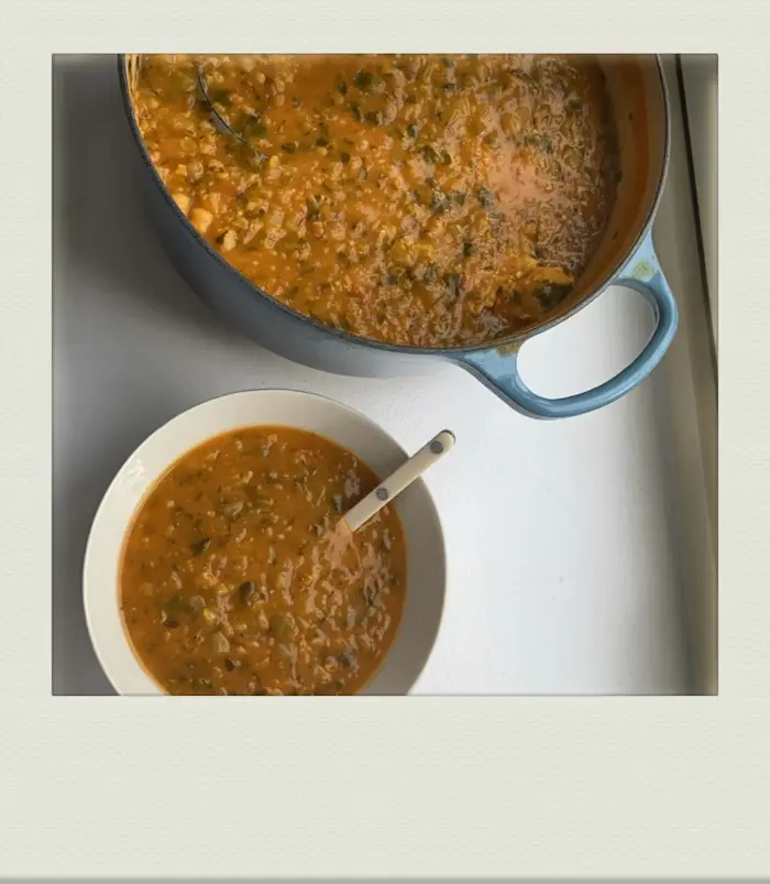 Harira (Moroccan Lentil and Chickpea Soup) image