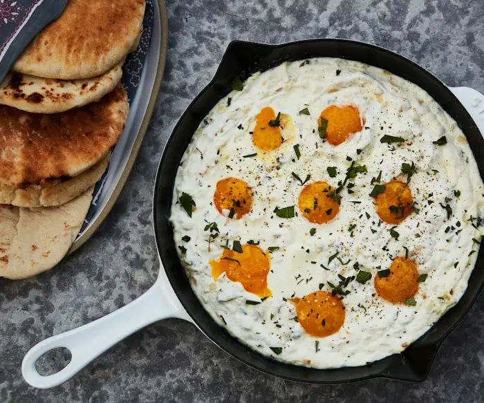 White Shakshuka With Labneh image