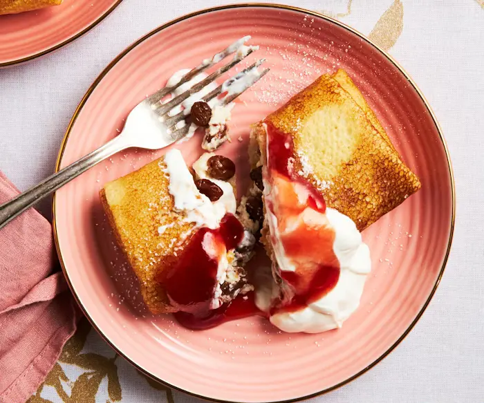 Nalesniki (Crepes Filled With Chicken or Cheese) image