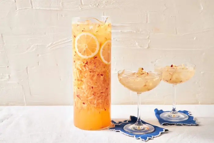 Faloodeh (Chilled Apple Drink With Rose Water) image