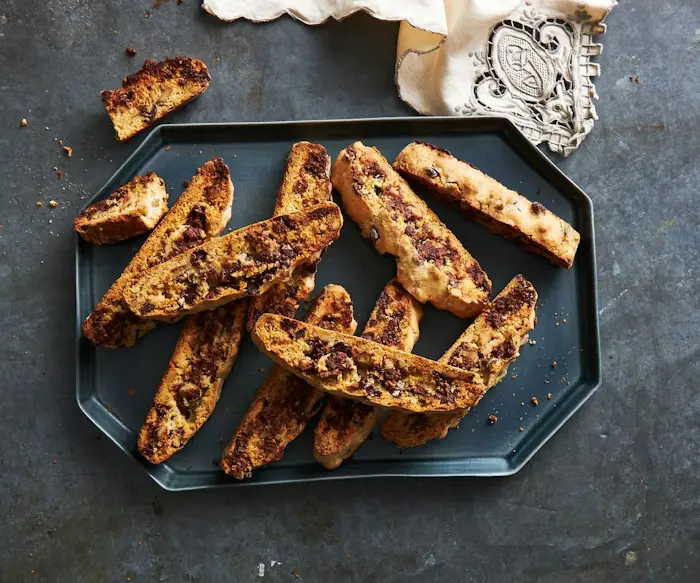 Chocolate Chip Olive Oil Mandel Bread image