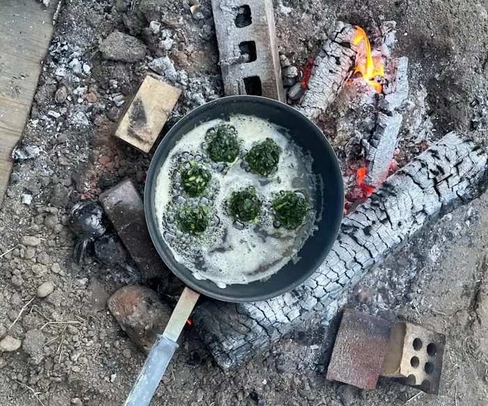 Mallow and Scallion Fritters image