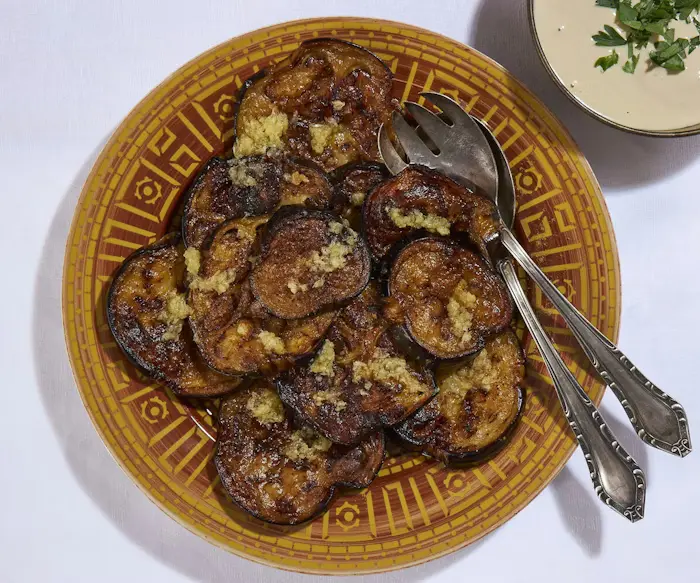 Fried Eggplant with Garlic and Cumin image