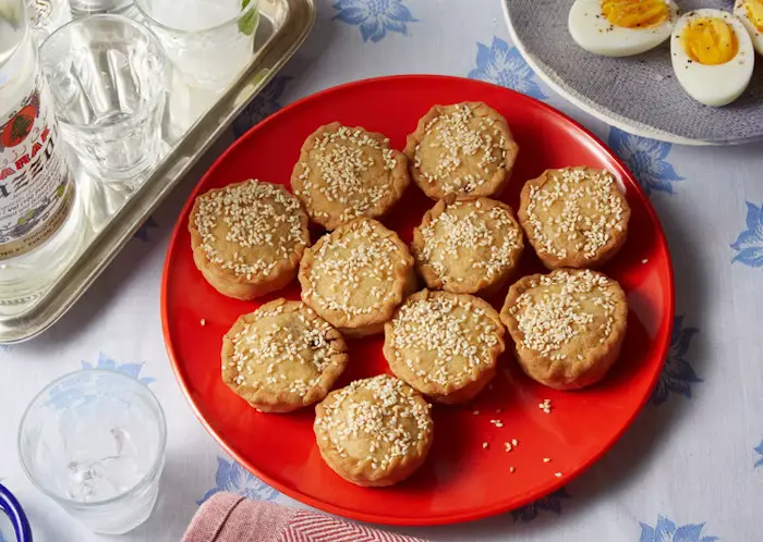 Pastelicos Filled with Spiced Meat and Pine Nuts image