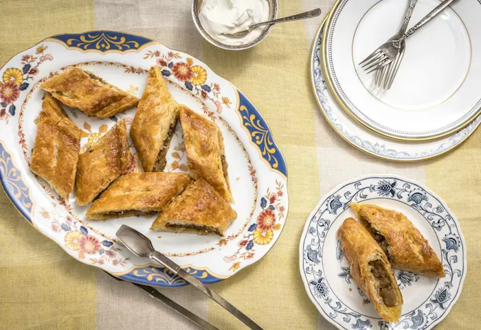 Handrajo (Eggplant, Onion, and Tomato Pastry) image