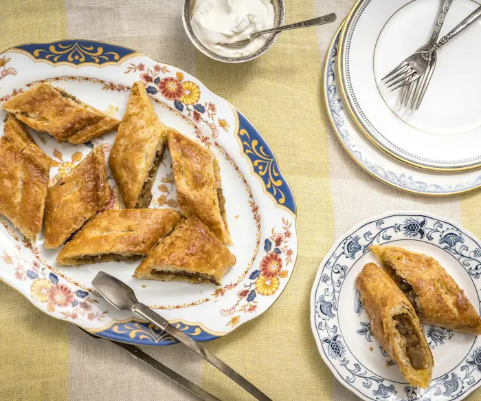 Handrajo (Eggplant, Onion, and Tomato Pastry) image